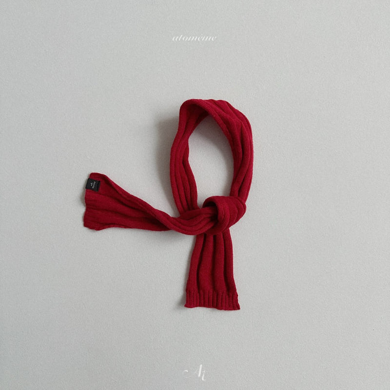 Atomeme - Korean Baby Fashion - #babyfashion - Almond Knit Muffler - 6