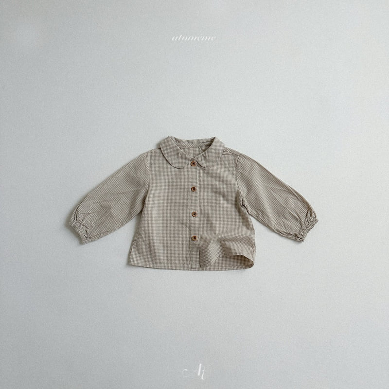 Atomeme - Korean Baby Fashion - #babyclothing - Ini Check Blouse - 4