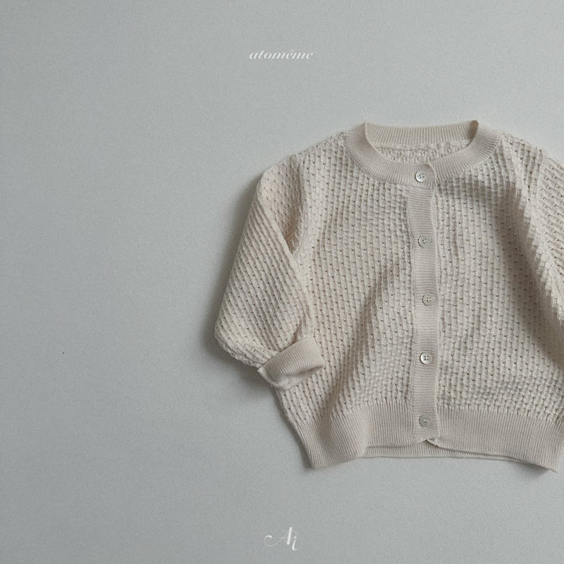 Atomeme - Korean Baby Fashion - #babyfashion - Chestnut Knit Cardigan - 11