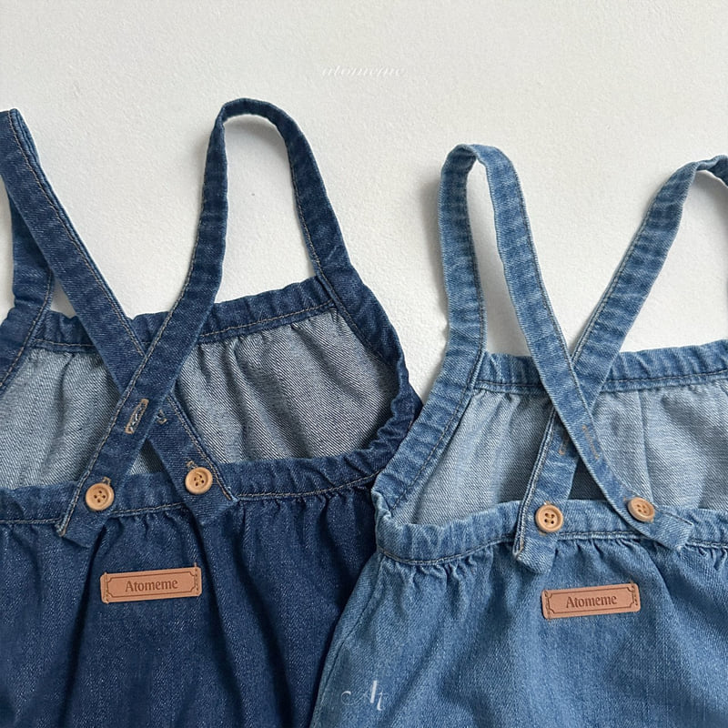 Atomeme - Korean Baby Fashion - #babyfashion - Roro Denim One-piece - 10