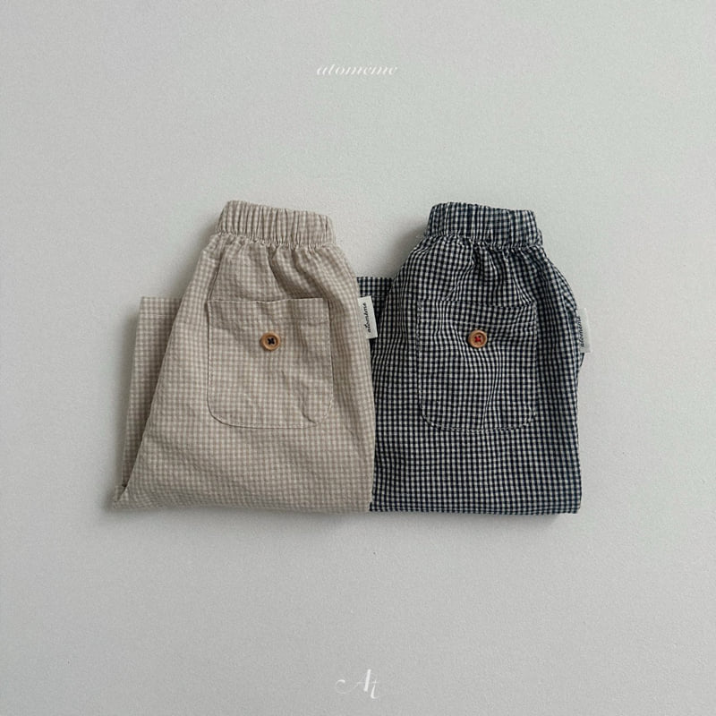 Atomeme - Korean Baby Fashion - #babyfever - Ini Check Pants - 3