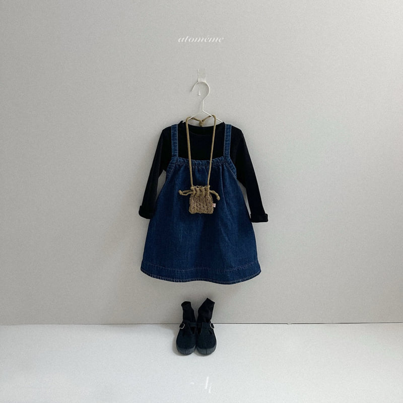 Atomeme - Korean Baby Fashion - #babyfever - Roro Denim One-piece - 11