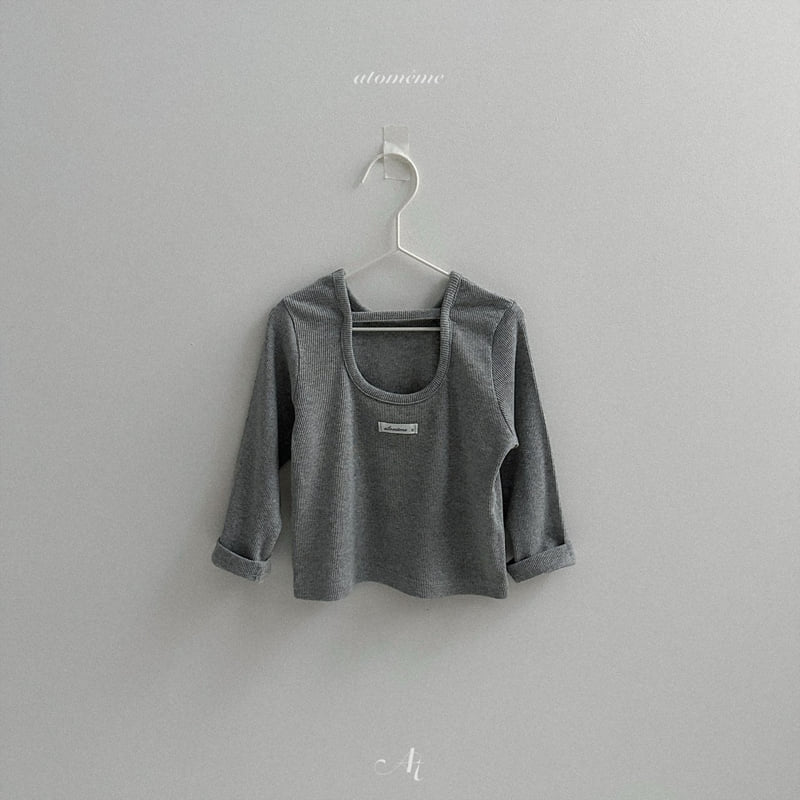 Atomeme - Korean Baby Fashion - #babyfever - Benny Ribbed Tee - 6