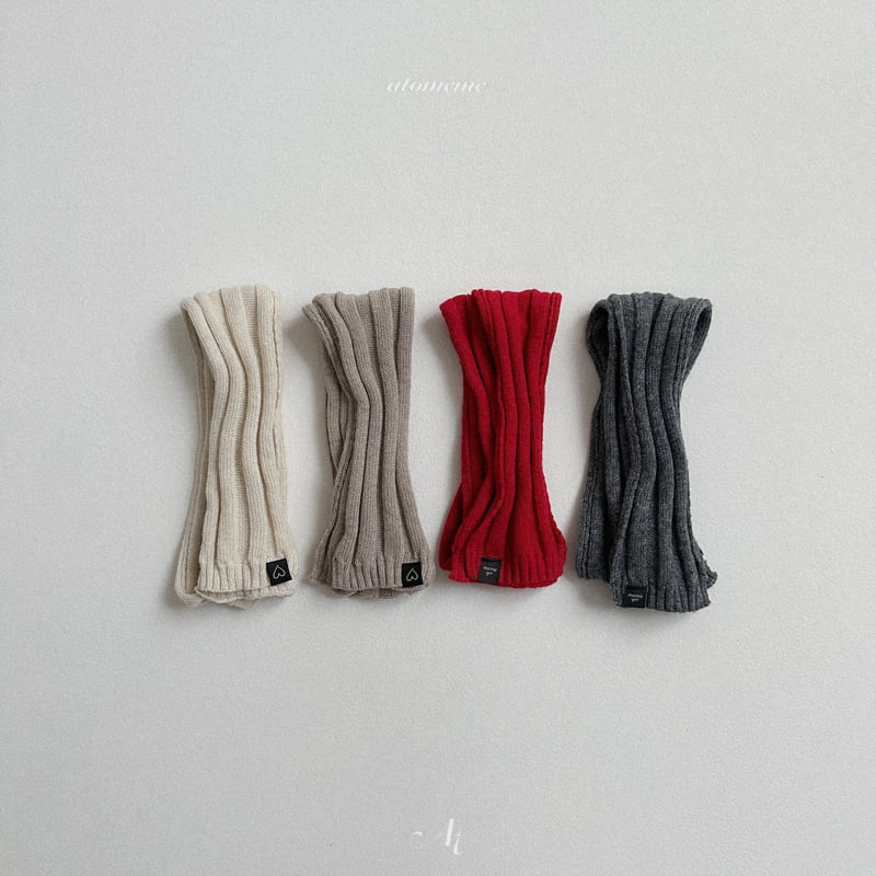 Atomeme - Korean Baby Fashion - #babygirlfashion - Almond Knit Muffler - 8