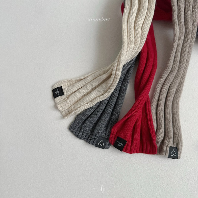 Atomeme - Korean Baby Fashion - #babylifestyle - Almond Knit Muffler - 9