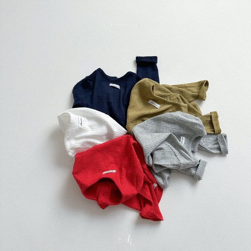 Atomeme - Korean Baby Fashion - #babylifestyle - Creme Ribbed Tee - 12
