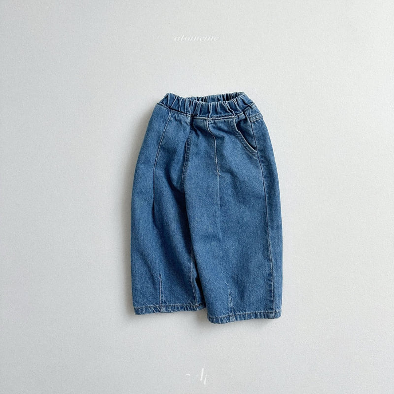 Atomeme - Korean Baby Fashion - #babyoninstagram - Jump Dart Denim Pants - 7