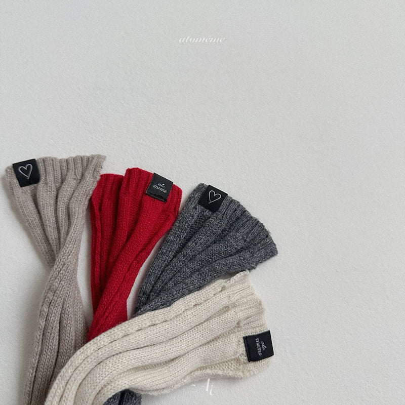 Atomeme - Korean Baby Fashion - #babyoninstagram - Almond Knit Muffler - 10