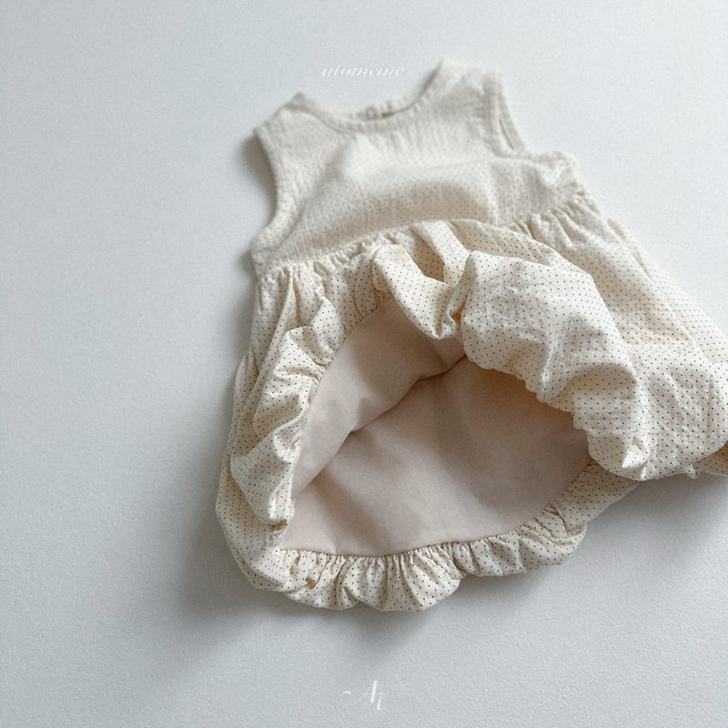 Atomeme - Korean Baby Fashion - #babyoninstagram - Nini Pumpkin One-piece - 7
