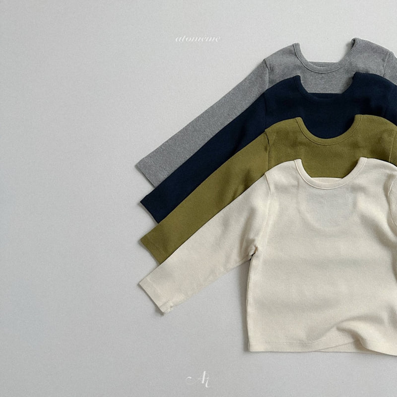 Atomeme - Korean Baby Fashion - #babyoninstagram - Benny Ribbed Tee - 9