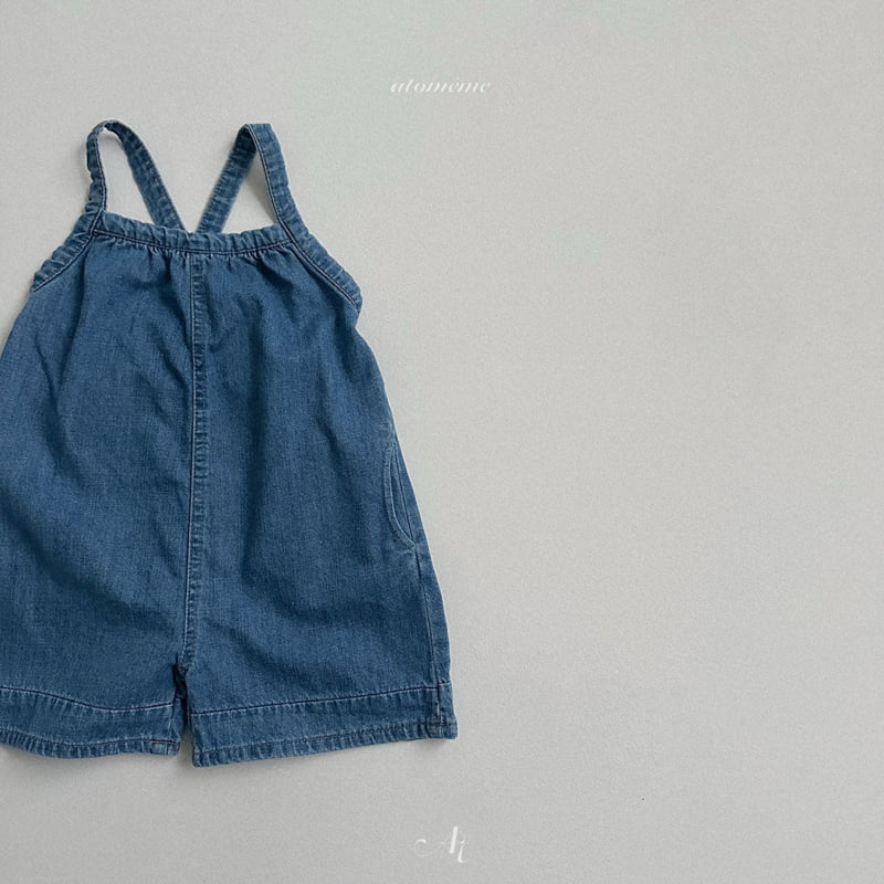 Atomeme - Korean Baby Fashion - #babyoninstagram - Roro Denim Suit - 4
