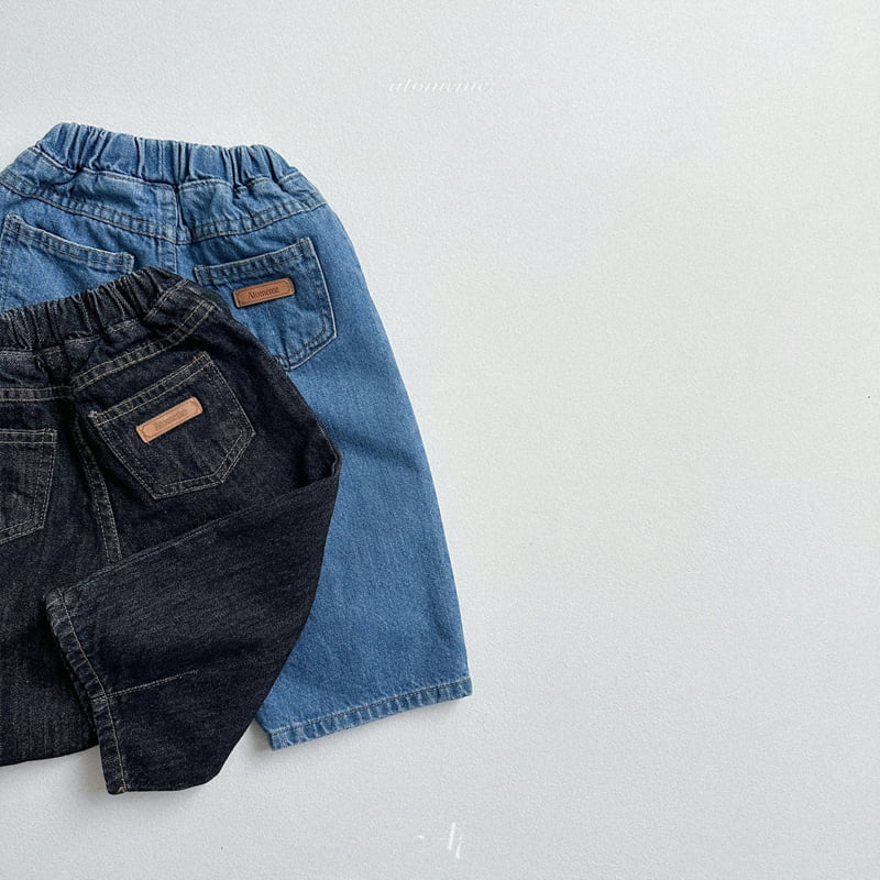 Atomeme - Korean Baby Fashion - #babyoutfit - Jump Dart Denim Pants - 10