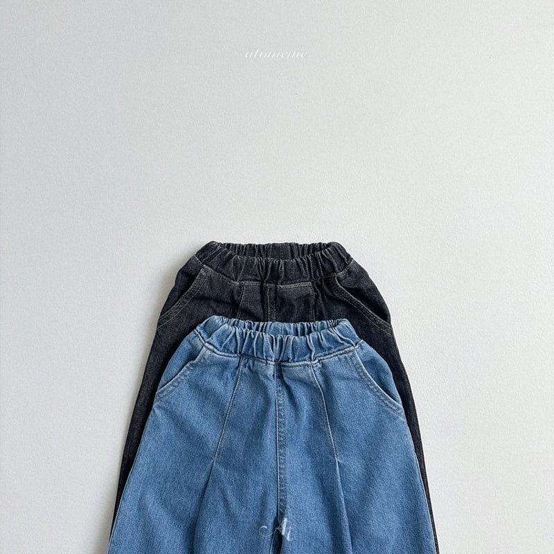 Atomeme - Korean Baby Fashion - #babyoutfit - Jump Dart Denim Pants - 9