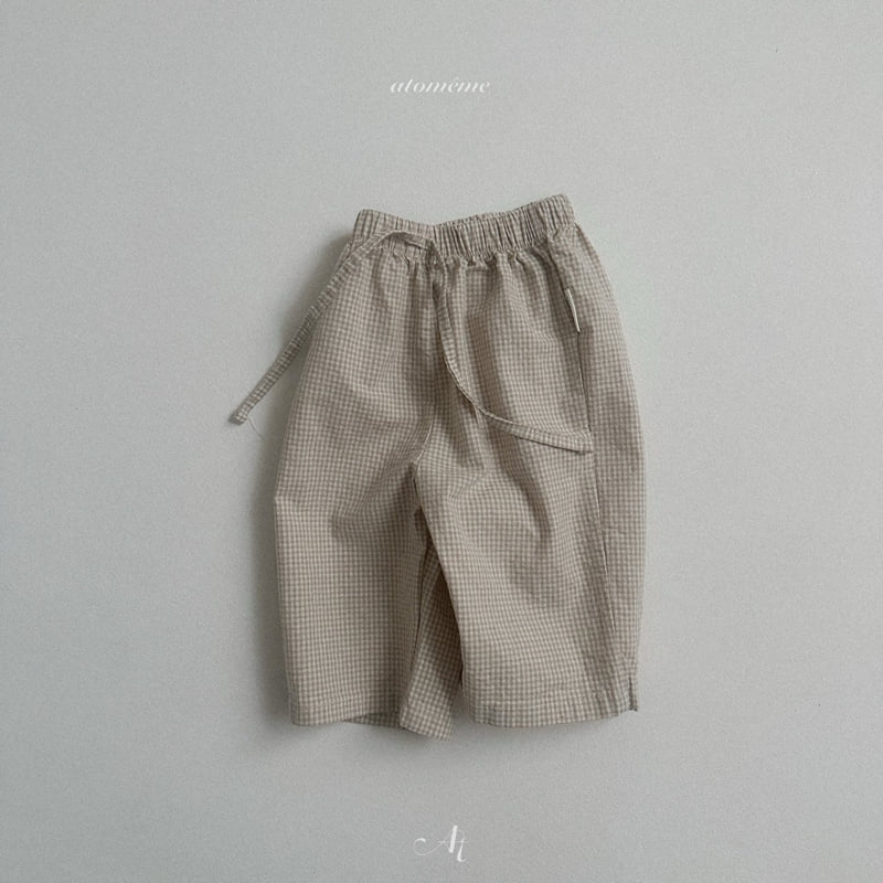 Atomeme - Korean Baby Fashion - #babyoutfit - Ini Check Pants - 8