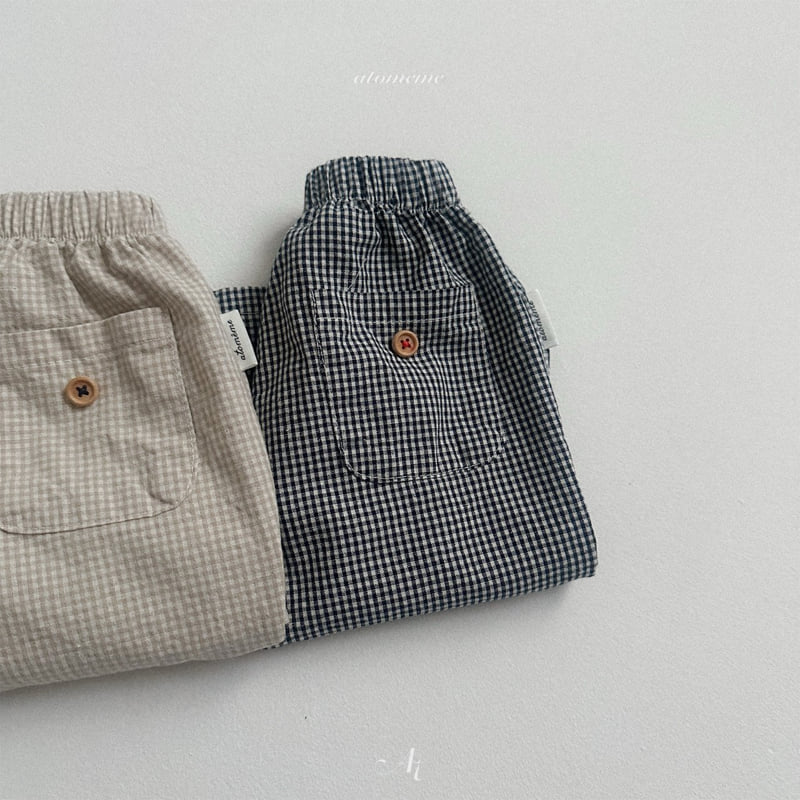 Atomeme - Korean Baby Fashion - #babyoutfit - Ini Check Pants - 9
