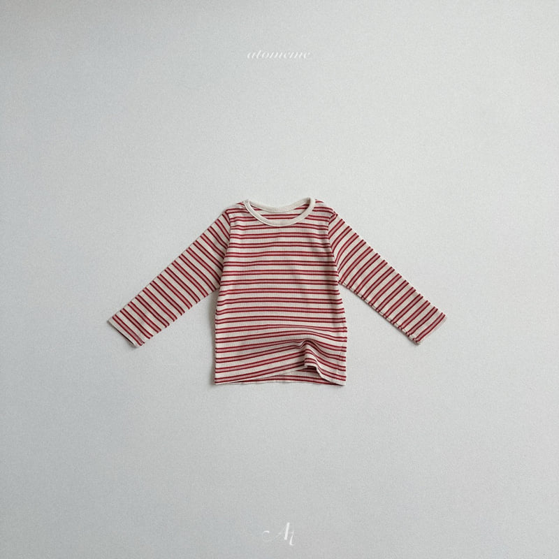 Atomeme - Korean Baby Fashion - #babyoutfit - Betty Stripe Tee - 7