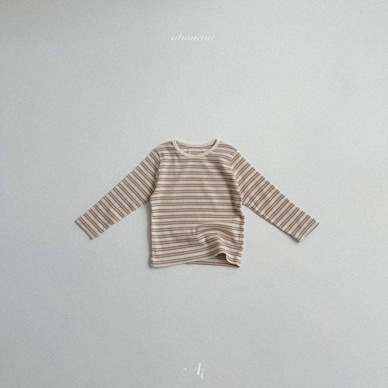 Atomeme - Korean Baby Fashion - #babyoutfit - Betty Stripe Tee - 8