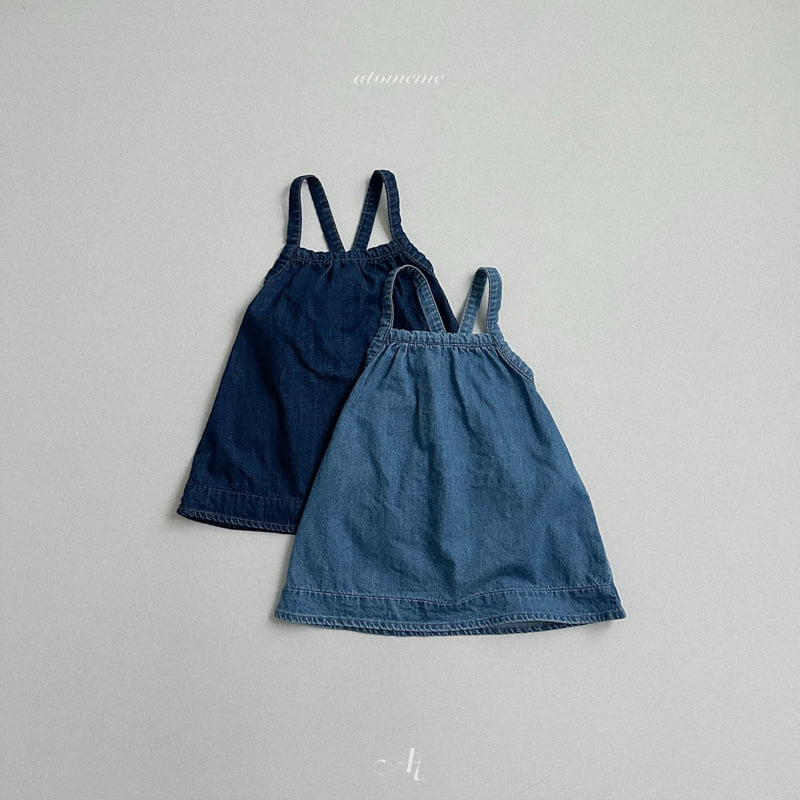 Atomeme - Korean Baby Fashion - #babyoutfit - Roro Denim One-piece