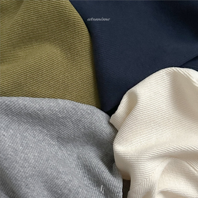 Atomeme - Korean Baby Fashion - #babyoutfit - Benny Ribbed Tee - 11