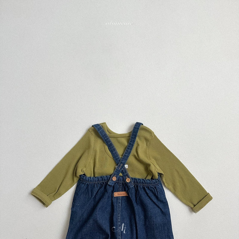 Atomeme - Korean Baby Fashion - #babyoutfit - Benny Ribbed Tee - 12
