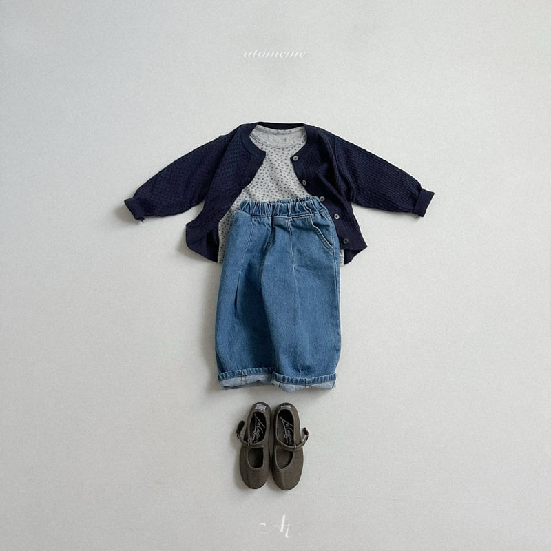 Atomeme - Korean Baby Fashion - #babywear - Jump Dart Denim Pants - 11