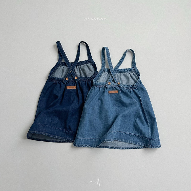 Atomeme - Korean Baby Fashion - #babywear - Roro Denim One-piece - 3