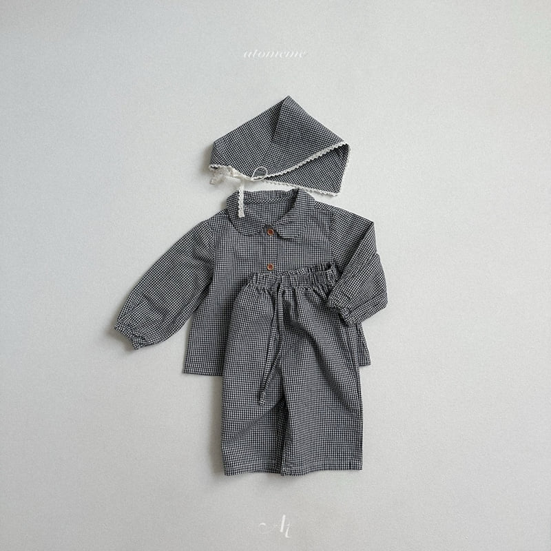 Atomeme - Korean Baby Fashion - #babywear - Ini Check Bandana - 12