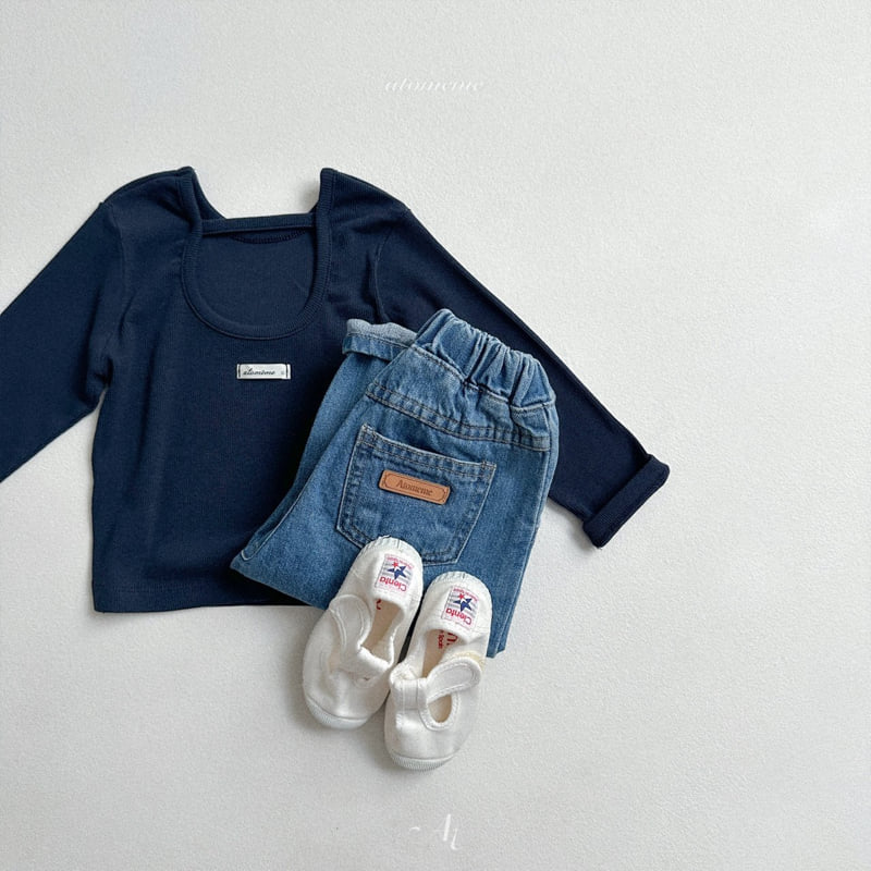 Atomeme - Korean Baby Fashion - #onlinebabyboutique - Jump Dart Denim Pants - 12