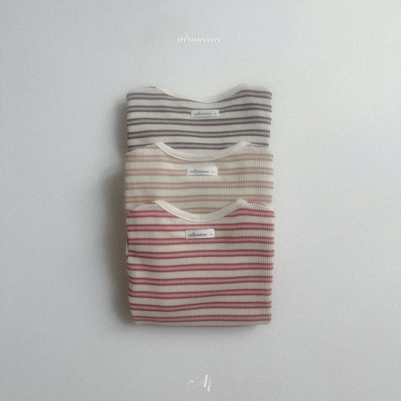 Atomeme - Korean Baby Fashion - #onlinebabyboutique - Betty Stripe Tee - 10