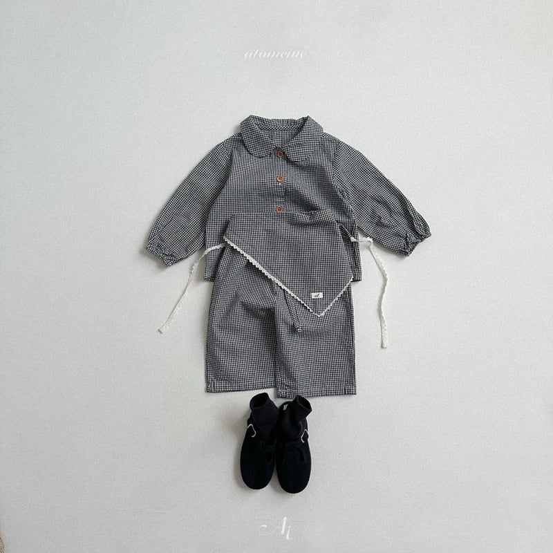 Atomeme - Korean Baby Fashion - #onlinebabyshop - Ini Check Pants - 12