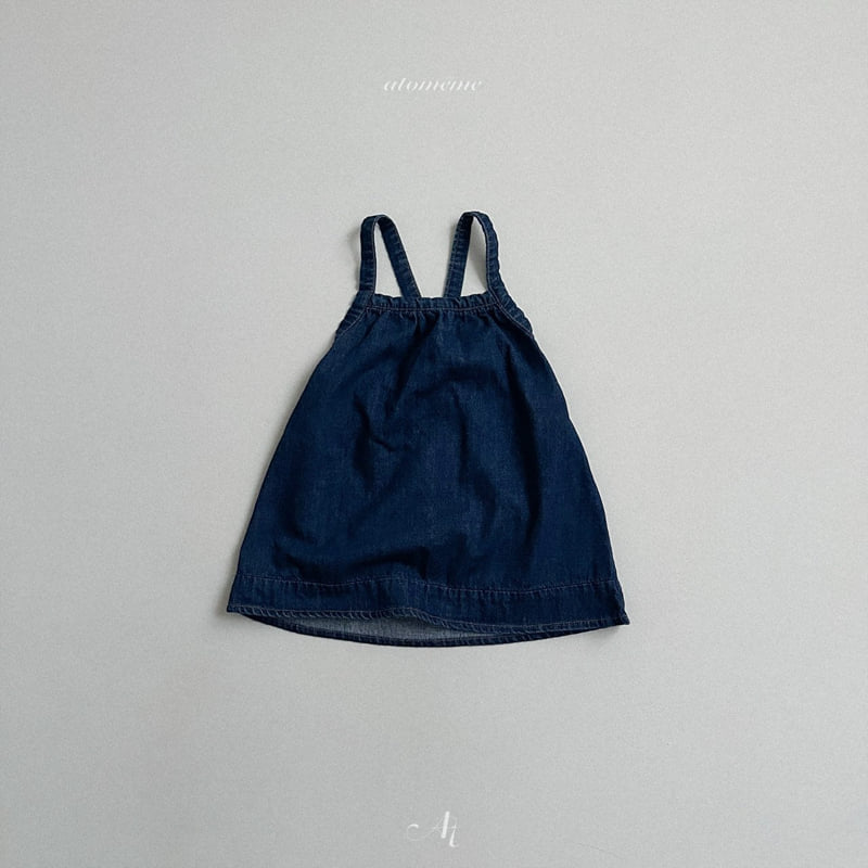 Atomeme - Korean Baby Fashion - #onlinebabyshop - Roro Denim One-piece - 5