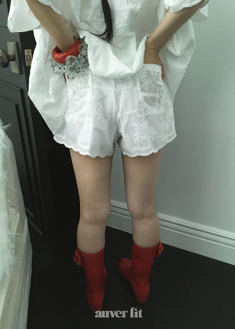 Auver_Fit - Korean Women Fashion - #momslook - Berry Embroidery Set - 5