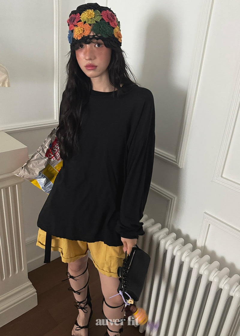 Auver_Fit - Korean Women Fashion - #momslook - Back Circle Stretch Tee - 3