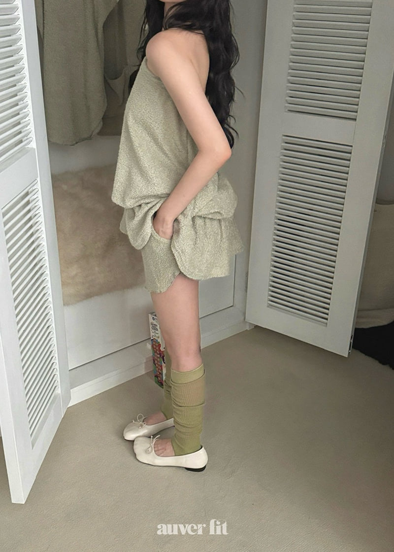 Auver_Fit - Korean Women Fashion - #restrostyle - Terry Top One-piece - 6