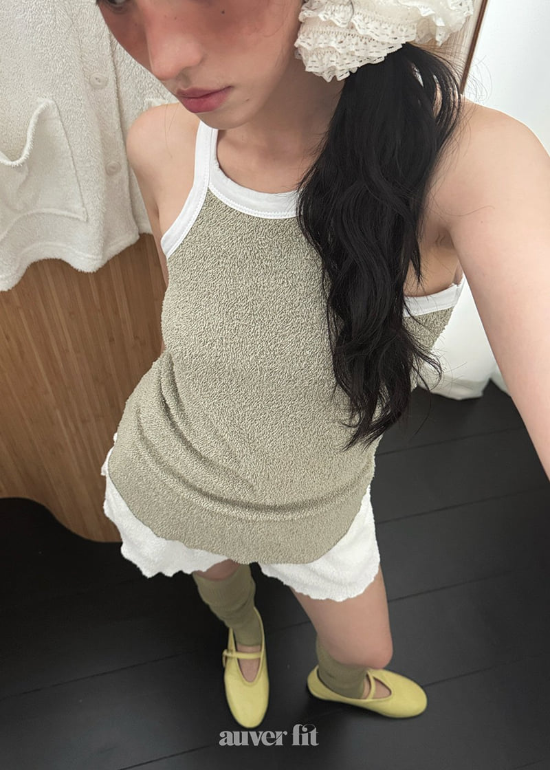 Auver_Fit - Korean Women Fashion - #shopsmall - Terry Sleeveless - 7
