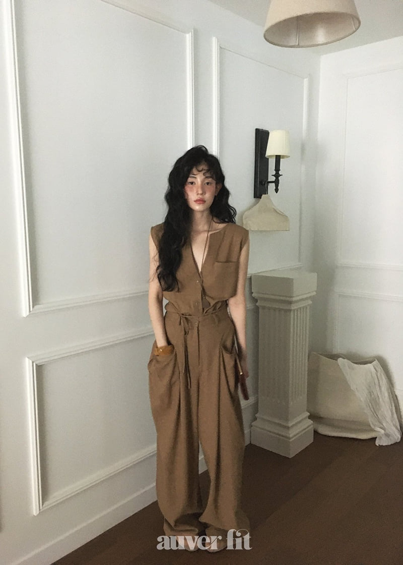 Auver_Fit - Korean Women Fashion - #womensfashion - Country Linen Vest