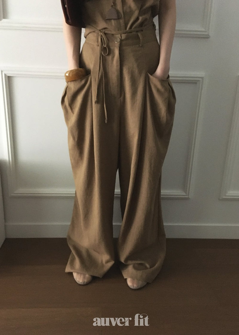 Auver_Fit - Korean Women Fashion - #womensfashion - Country Linen Pants - 2