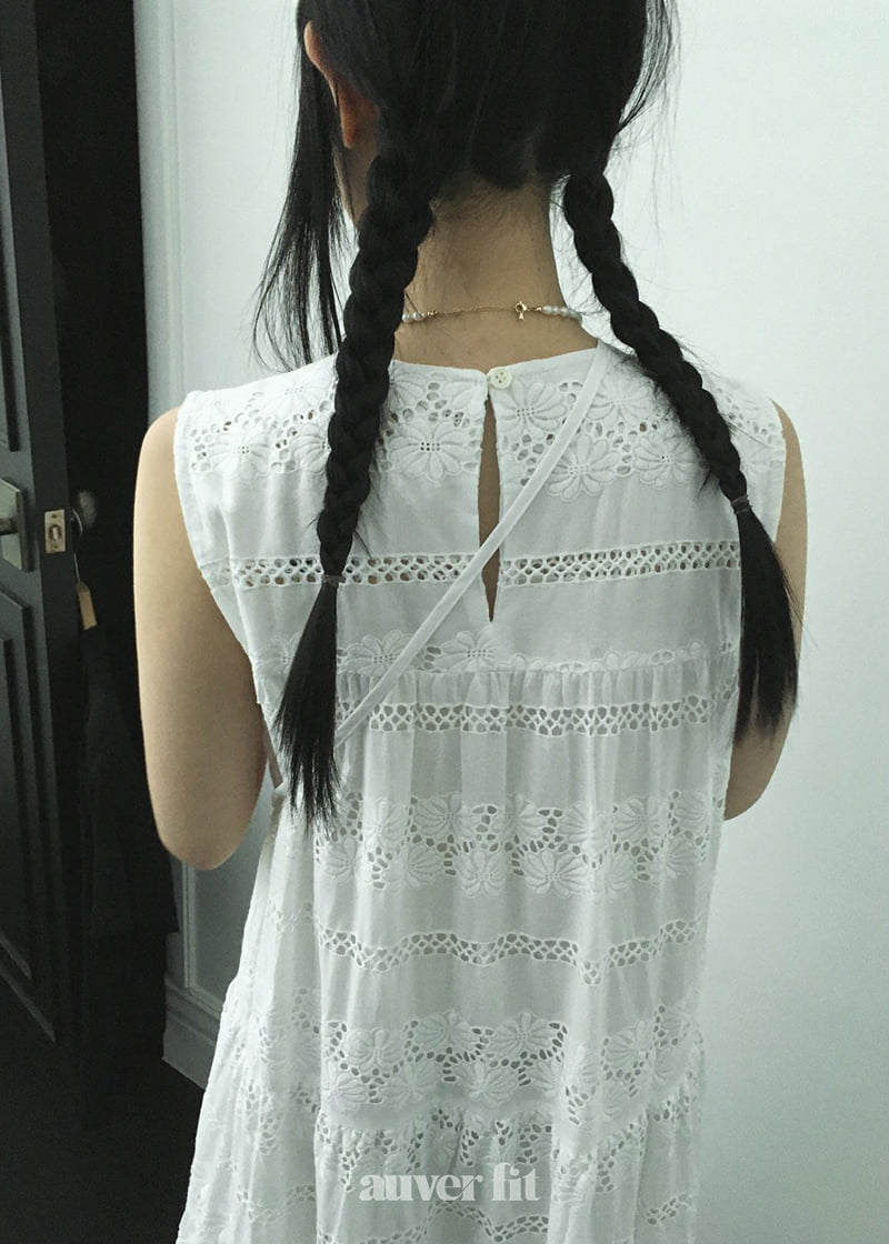 Auver_Fit - Korean Women Fashion - #womensfashion - Combination Lace One-piece - 2