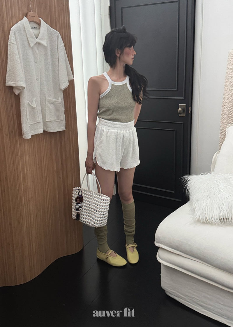 Auver_Fit - Korean Women Fashion - #womensfashion - Terry Sleeveless
