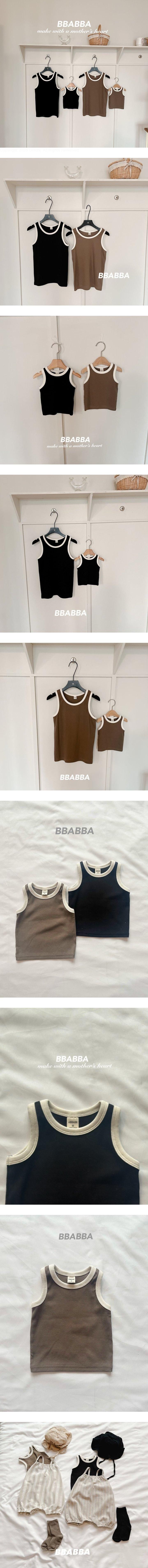 Bbabba - Korean Baby Fashion - #onlinebabyboutique - Heat Sleeveless
