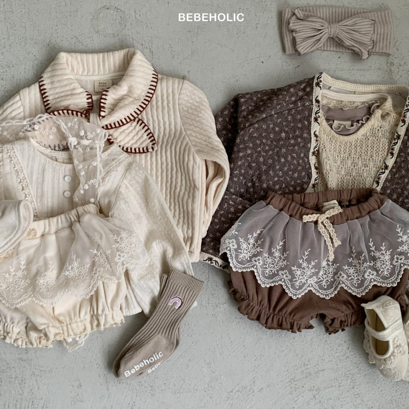 Bebe Holic - Korean Baby Fashion - #babyboutique - Cheese Lace Bloomer - 2