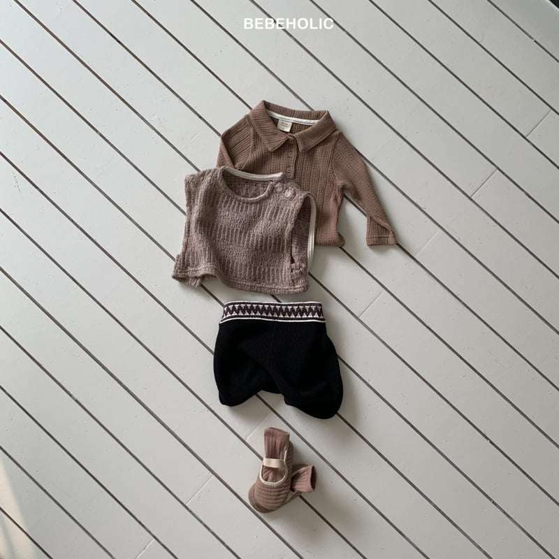 Bebe Holic - Korean Baby Fashion - #babyboutiqueclothing - Acon Henley Tee - 6