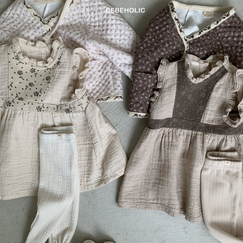 Bebe Holic - Korean Baby Fashion - #babyboutiqueclothing - Corsage One-piece - 5