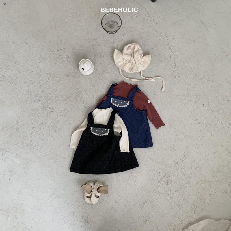 Bebe Holic - Korean Baby Fashion - #babyboutiqueclothing - Pauline Denim One-piece - 3