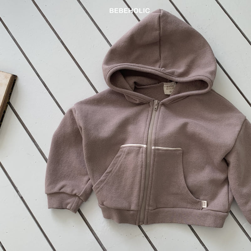 Bebe Holic - Korean Baby Fashion - #babyclothing - Stripe Zip-up Hoodie - 11