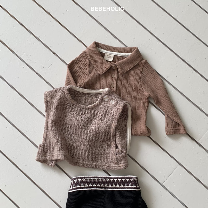 Bebe Holic - Korean Baby Fashion - #babyclothing - Acon Henley Tee - 7