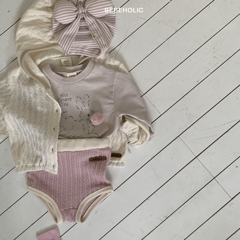 Bebe Holic - Korean Baby Fashion - #babyclothing - Rabbit Ball Tee - 5