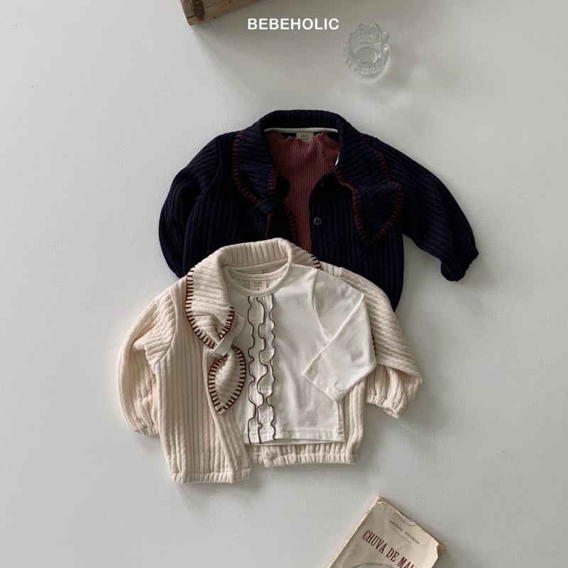 Bebe Holic - Korean Baby Fashion - #babyclothing - Roni Collar Cardigan - 9