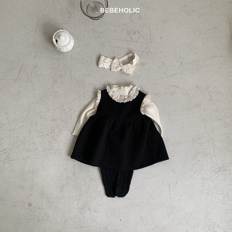 Bebe Holic - Korean Baby Fashion - #babyclothing - Pure Lace One-piece - 7