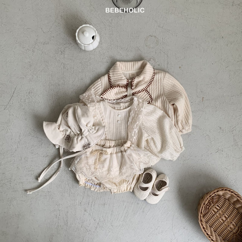 Bebe Holic - Korean Baby Fashion - #babyclothing - Cheese Lace Bloomer - 5